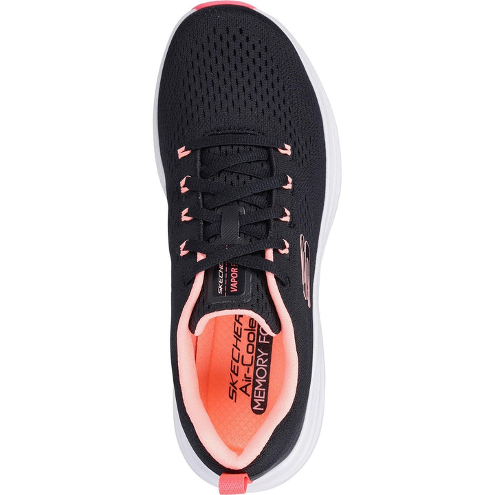 Women's Wide Fit Skechers 150024 Vapor Foam Fresh Trend Trainers in Black/Pink - Image 1
