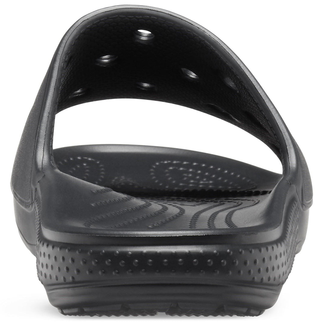 Women's Crocs 206121 Classic Slippers in Black - Image 7