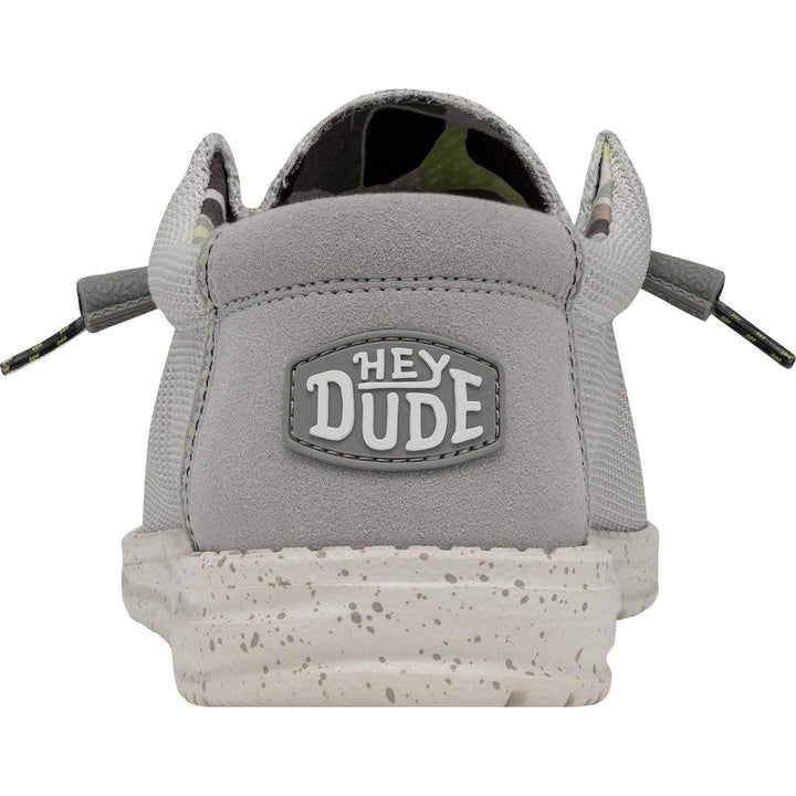 Men's Heydude Wally Sox Triple Needle Shoes in Fog - Image 1