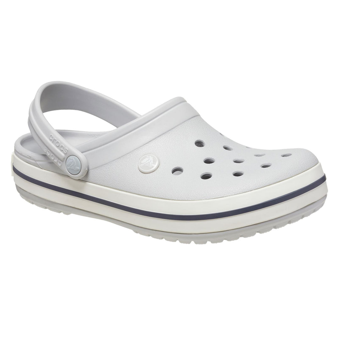 Men's Crocs 11016 Crocband Clog Sandals in White - Image 3