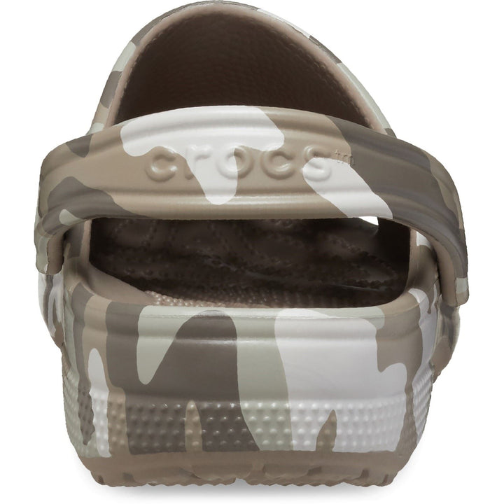 Men's Crocs 206454 Seasonal Camo Sandals in Mushroom/Multi - Image 1