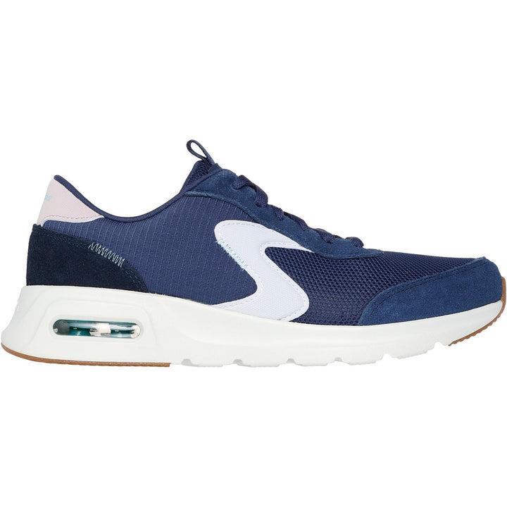 Women's Wide Fit Skechers 150076 Skech Air Court Trainers in Navy/Multi - Image 1