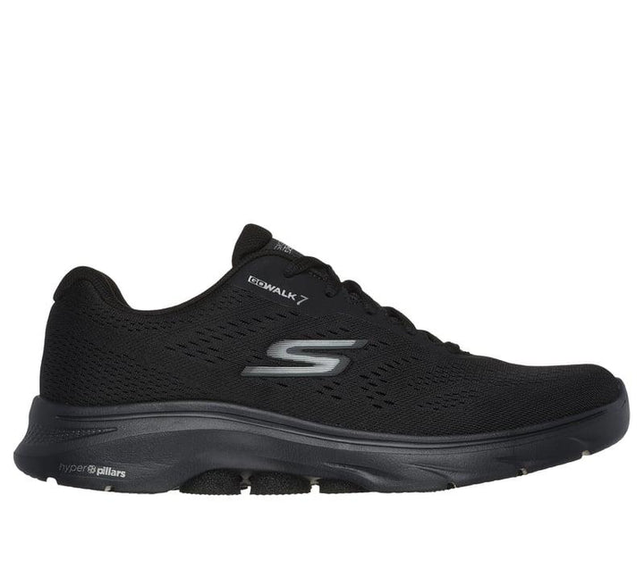 Men's Wide Fit Skechers 216639 Go Walk 7 Avalo 2 Trainers in Black - Image 1