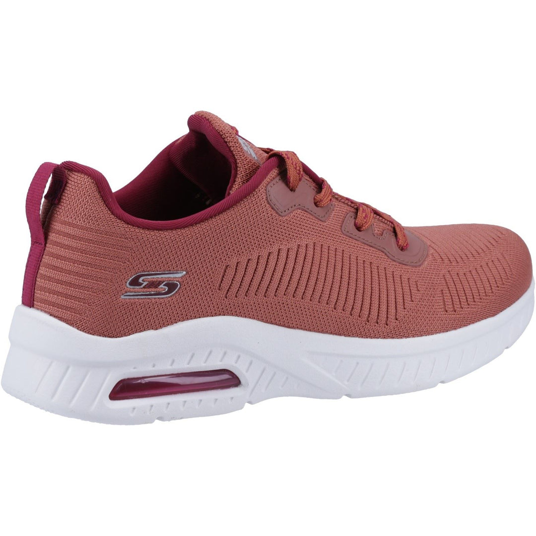 Women's Wide Fit Skechers 117379 Squad Air Sweet Encounter Trainers in Rust - Image 4