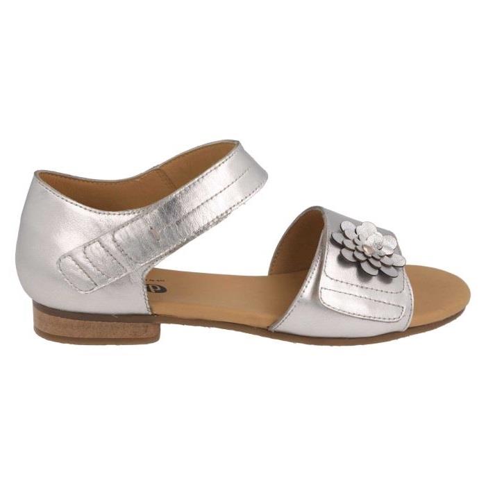 Women's Wide Fit DB Peony Sandals in Black Leather - Image 10