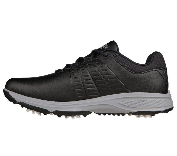 Men's Wide Fit Skechers 214027 Go Golf Torque 2 Trainers in Black/Grey - Image 1