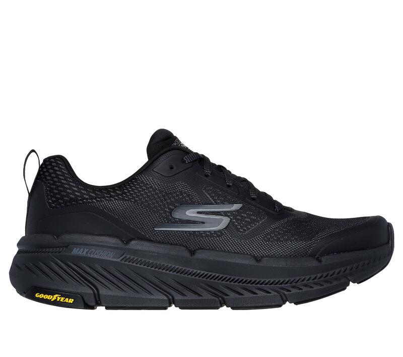 Men's Wide Fit Skechers 220840WW Max Cushioning Premier 2.0 Vantage Trainers in Black / Charcoal - Image 2