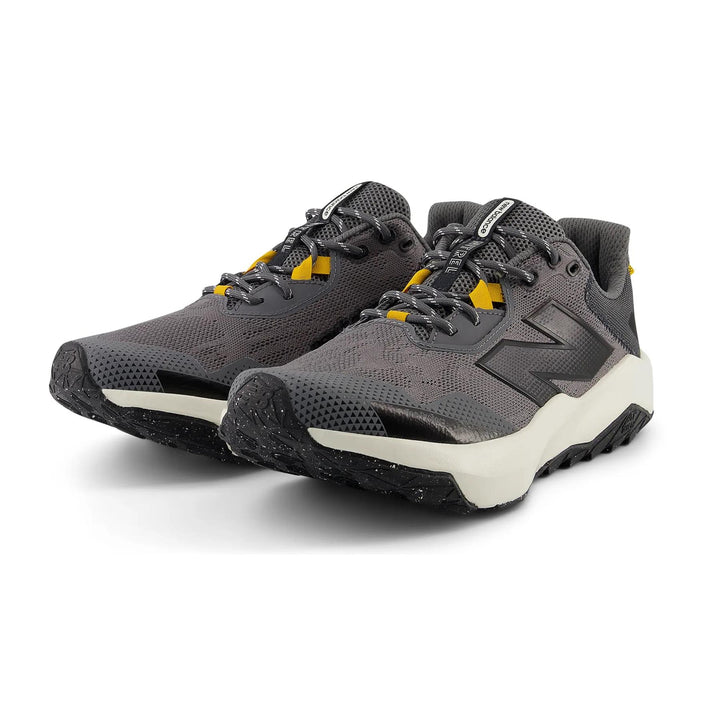 Men's Wide Fit New Balance MTNTRCD6 Dynasoft Nitrel V6 Trail Walking/Running Trainers in Black - Image 1