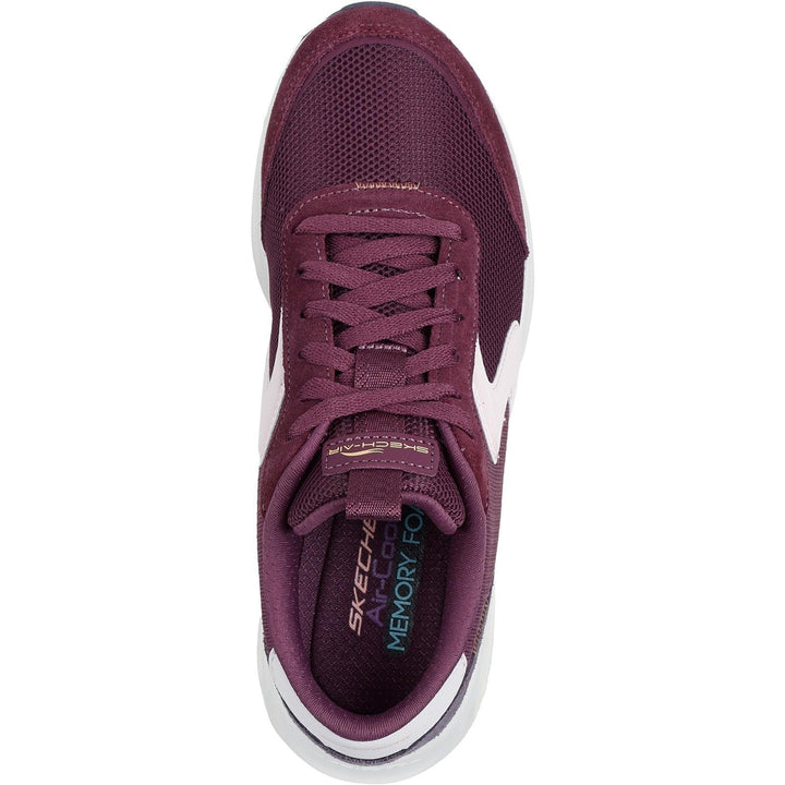 Women's Wide Fit Skechers 150076 Skech Air Court Trainers in Navy/Multi - Image 1
