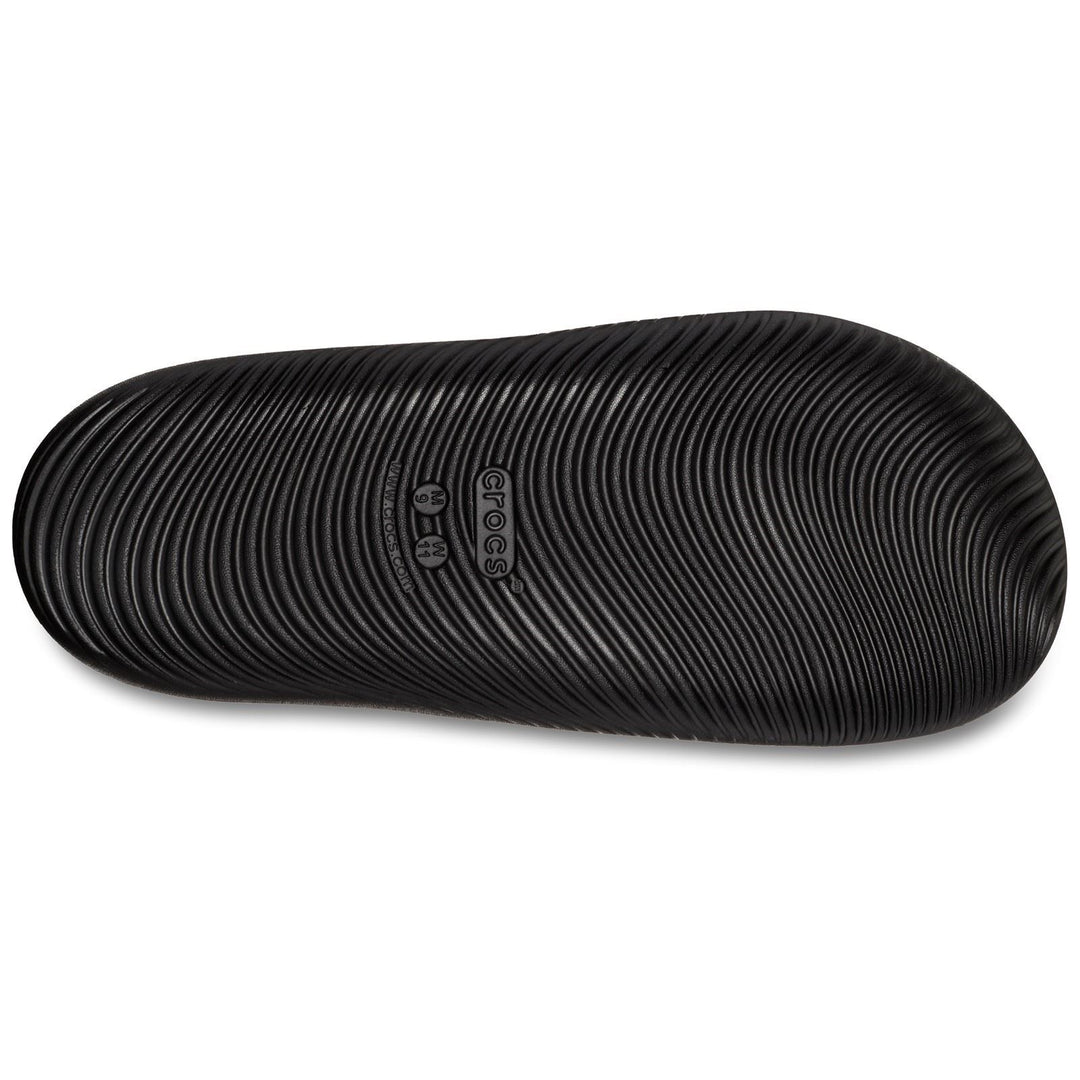 Men's Crocs 208392 Mellow Recovery Slippers in Black - Image 7