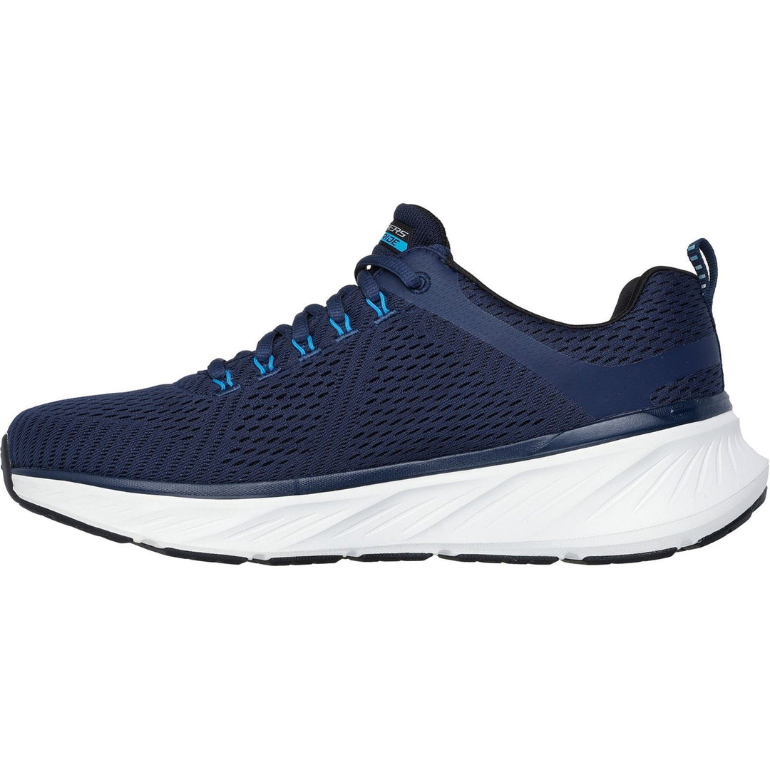 Men's Relaxed Fit Skechers 232843 Edgeride Contention Trainers in Navy/Blue - Image 4