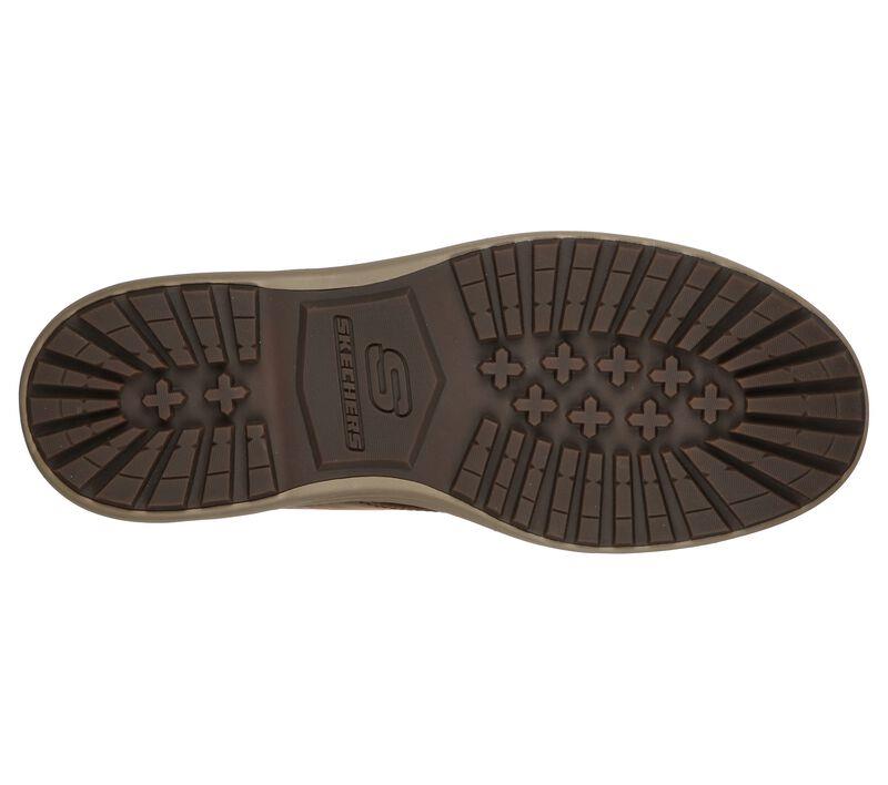 Men's Wide Fit Skechers 204266 Wenson Osteno Boots in Dark Brown - Image 7