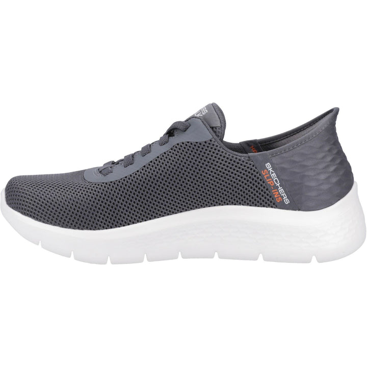 Men's Wide Fit Skechers 216496 Slip-ins Go Walk Flex Trainers in Grey - Image 1