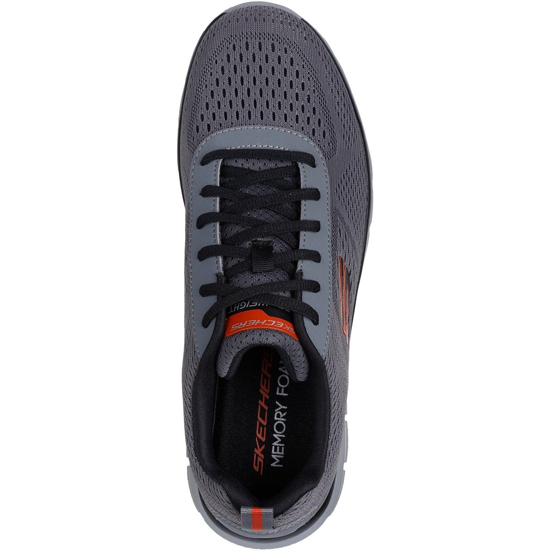 Men's Wide Fit Skechers Track 232758 Leshur Trainers in Blue - Image 10