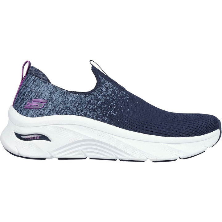 Women's Wide Fit Skechers 149684 Arch Fit D'Lux Key Journey Trainers in Navy - Image 1