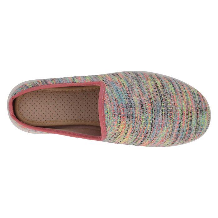 Women's Wide Fit DB Vesper Canvas Shoes in Black Textile - Image 11