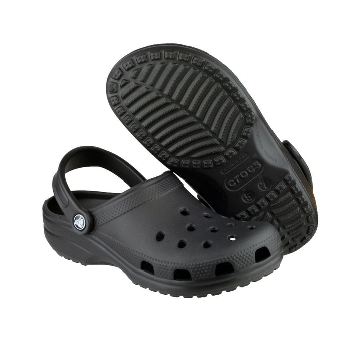 Women's Crocs 10001 Classic Clog Sandal in Black - Image 1