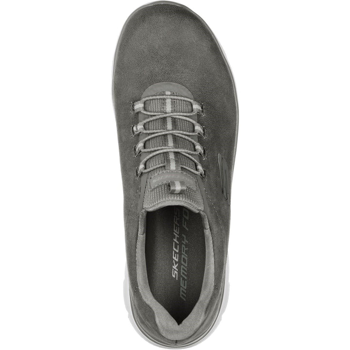 Women's Wide Fit Skechers 149200 Summits - Oh So Smooth Trainers in Dark Taupe - Image 1