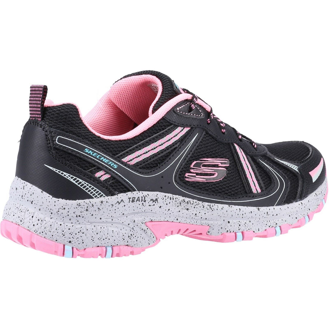 Women's Wide Fit Skechers 149820 Hillcrest Vast Adventure Trainers - Black/Hot Pink in Black/Hot Pink - Image 4