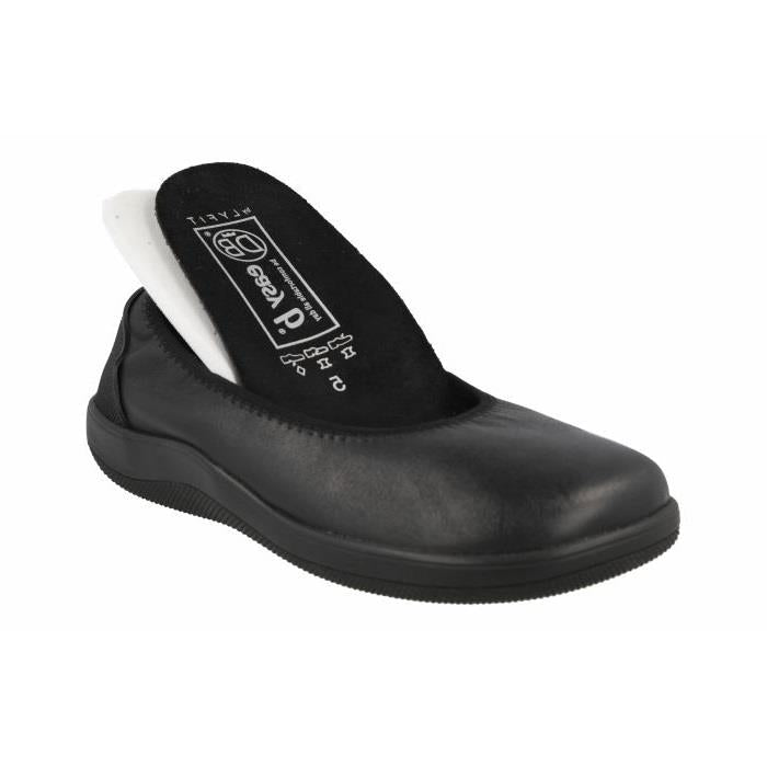 Women's Wide Fit DB Curtis Shoes in Black - Image 1