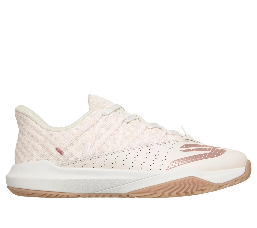 Women's Relaxed Fit Skechers 172110 Viper Court Rally Trainers in Light/Pink - Image 2
