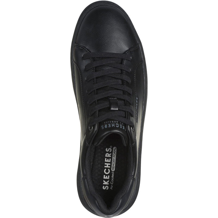 Women's Wide Fit Skechers 183175 Court Break Suit Sneakers in Black - Image 1