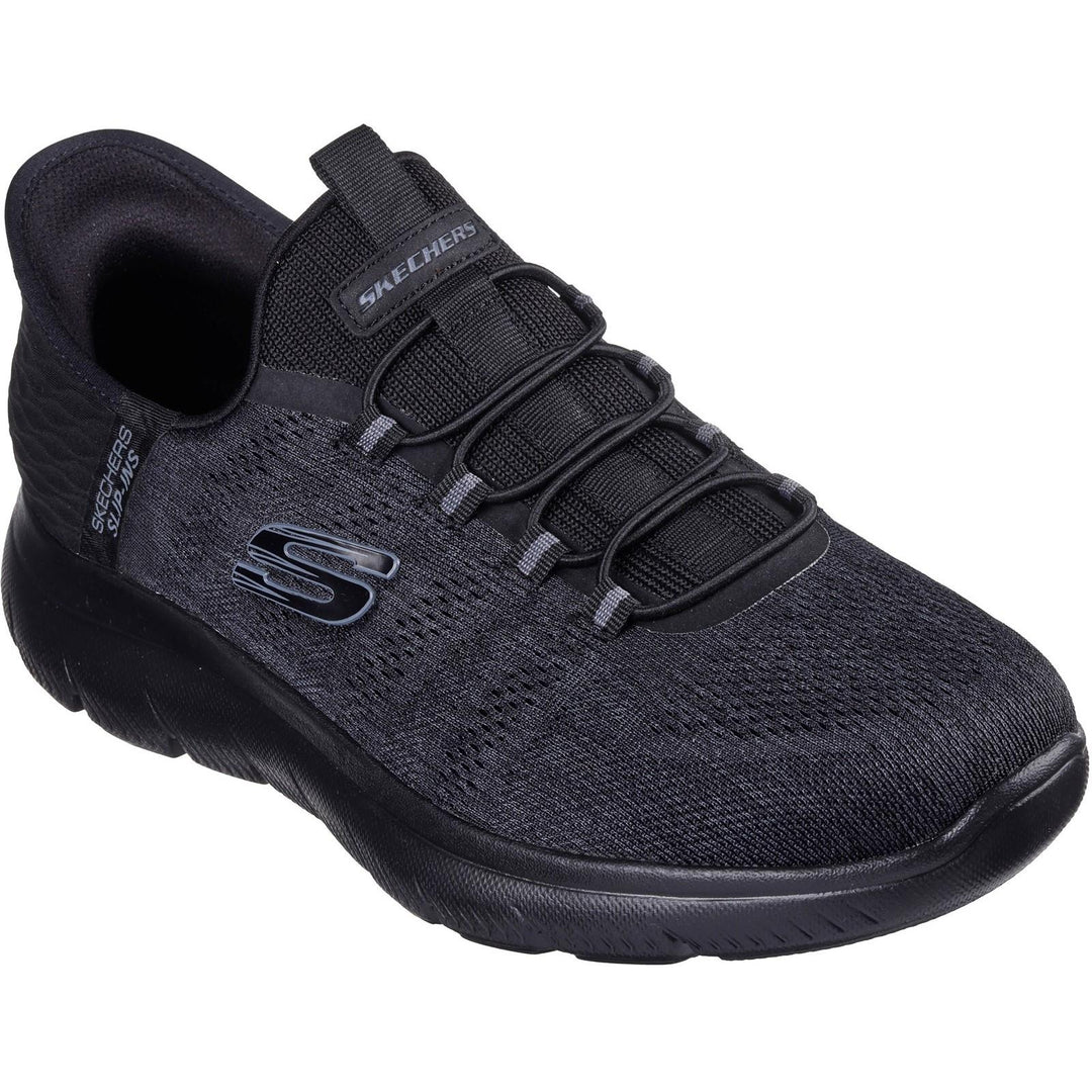 Men's Wide Fit Skechers 232469 Slip-ins Summits Key Pace Trainers in Black - Image 3