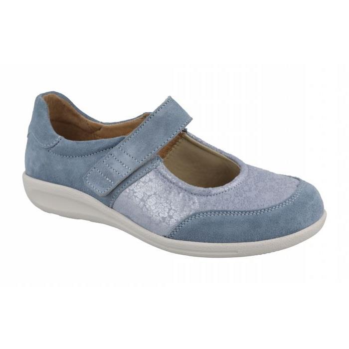 Women's Wide Fit DB Hamster Shoes in Sky Blue - Image 3