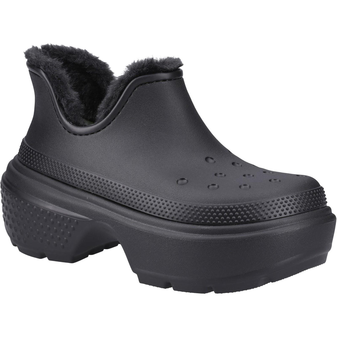 Women's Crocs 210673 Stomp Shorty Boots in Black - Image 3