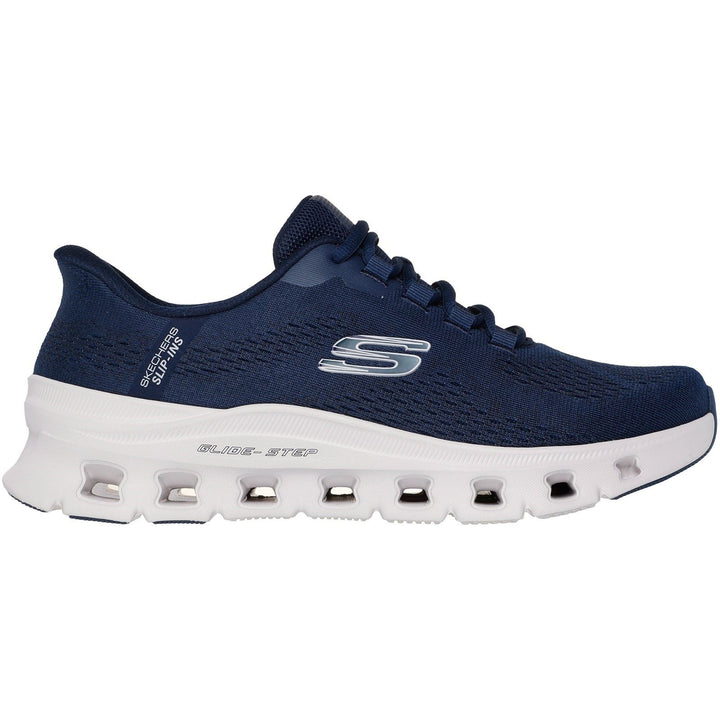 Men's Wide Fit Skechers 232941 Slip-ins Glide Step Pro Elron Trainers in Navy - Image 1