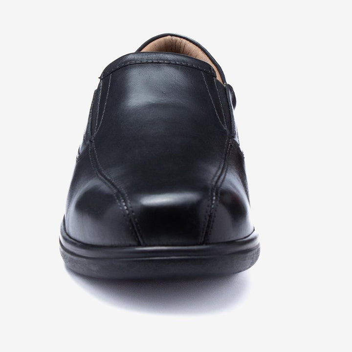Mens Wide Fit Tredd Well Norbit Slip On Shoes in Black - Image 1