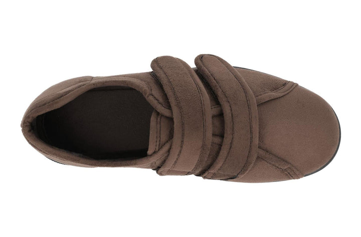 Mens Wide Fit DB Joseph Slippers in Black - Image 1