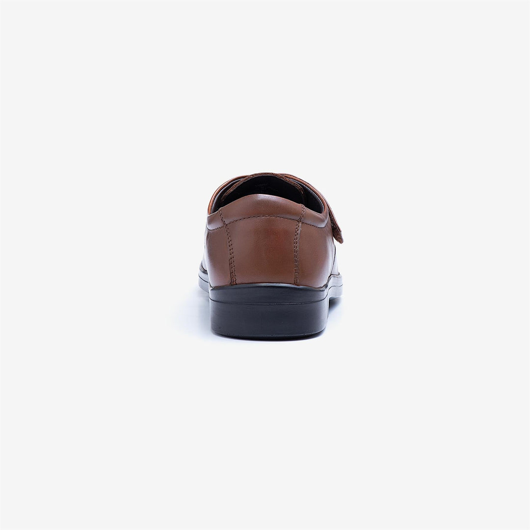 Mens Wide Fit Tredd Well York Velcro Shoes - Tan in Tan - Image 7