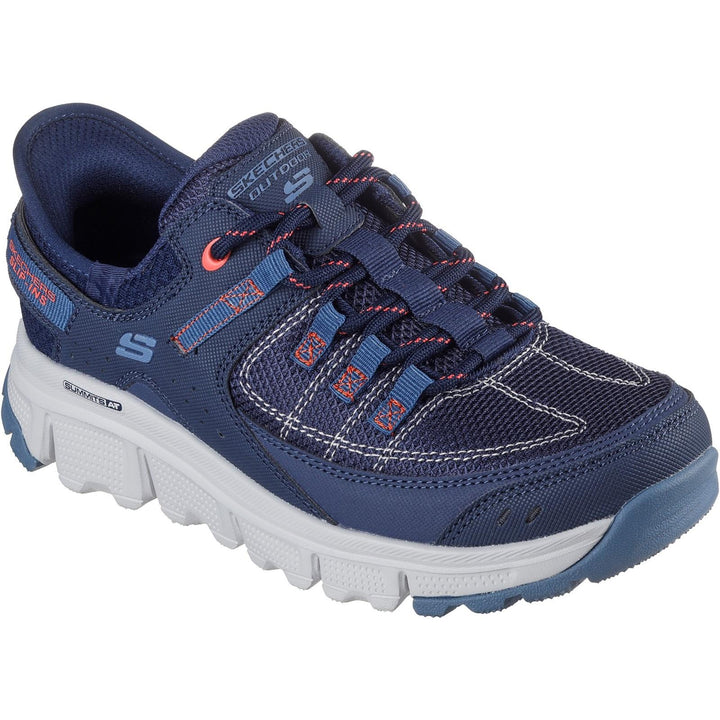Women's Wide Fit Skechers 180147 Slip-ins Summits At Trainers in Black - Image 1