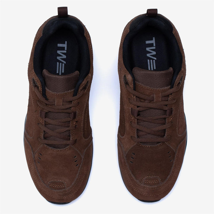 Men's Wide Fit Tredd Well Legend Trainers in Black - Image 1