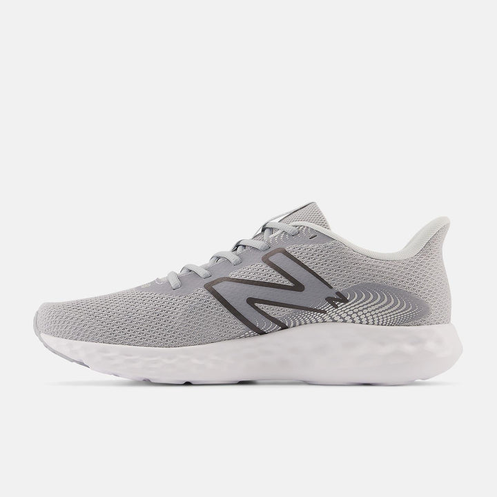 Women's Wide Fit New Balance 411V3 Walking and Running Trainers in Black - Image 1