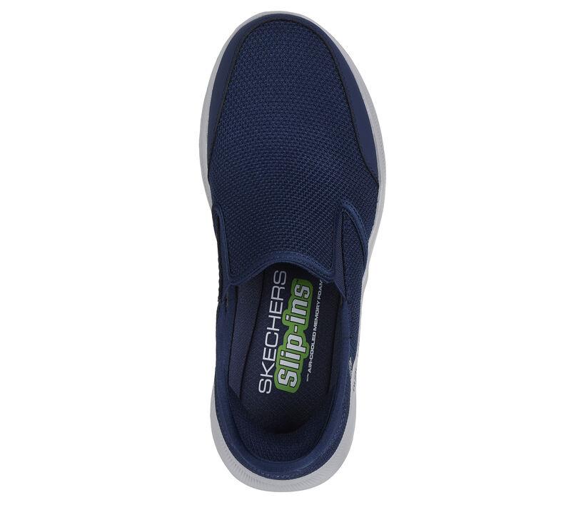 Men's Relaxed Fit Skechers 232926 Slip-ins Equalizer 5.0 Drayze Trainers in Black - Image 11
