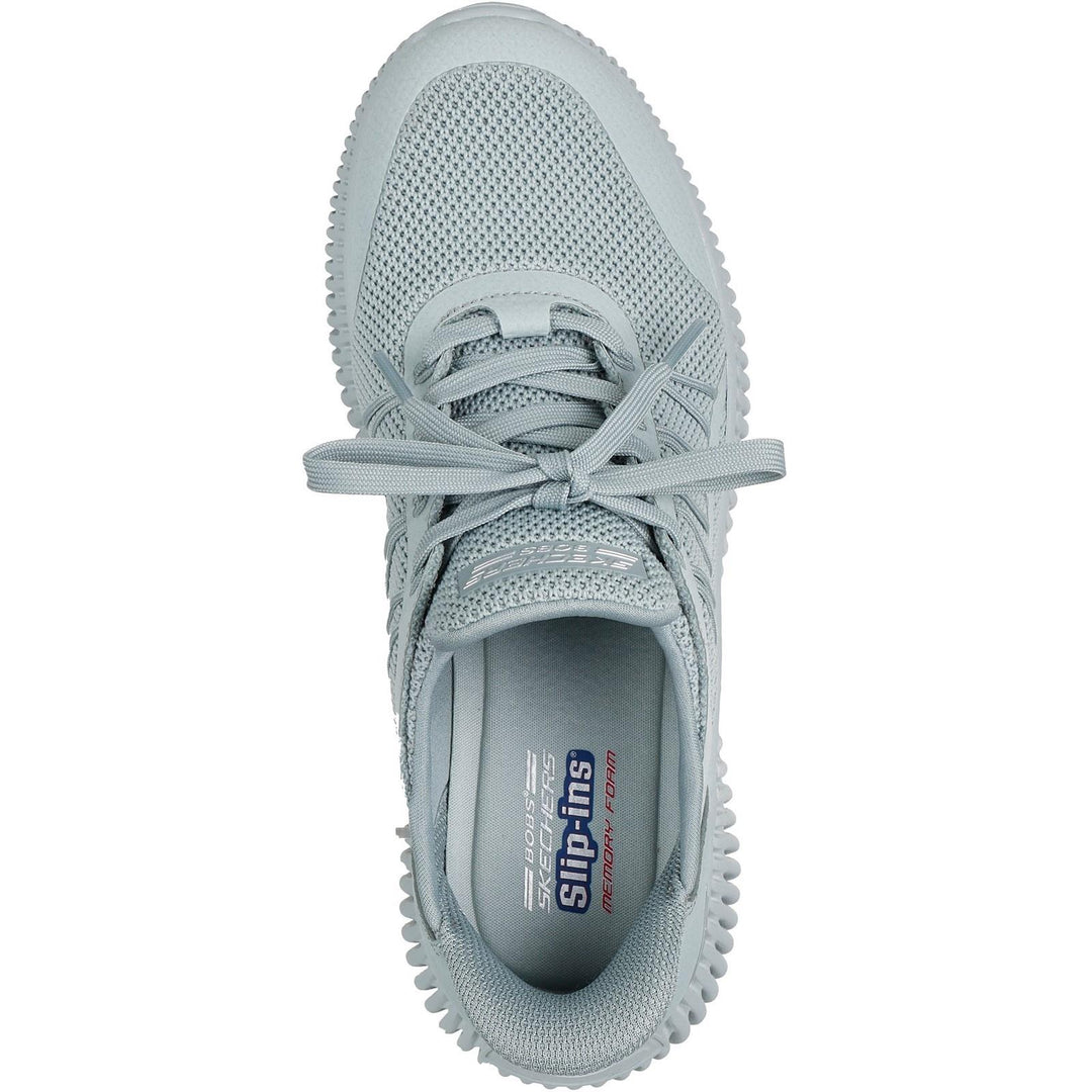 Women's Wide Fit Skechers 117413 Slip-ins Bobs Geo Lite Divine Pace Trainers in Sage - Image 5