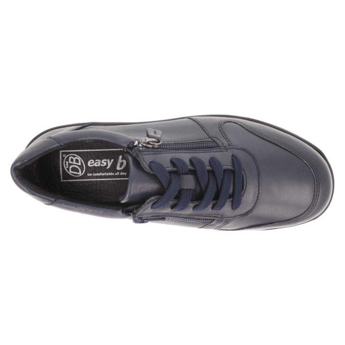 Women's Wide Fit DB Mollie Shoes in Black Leather - Image 11