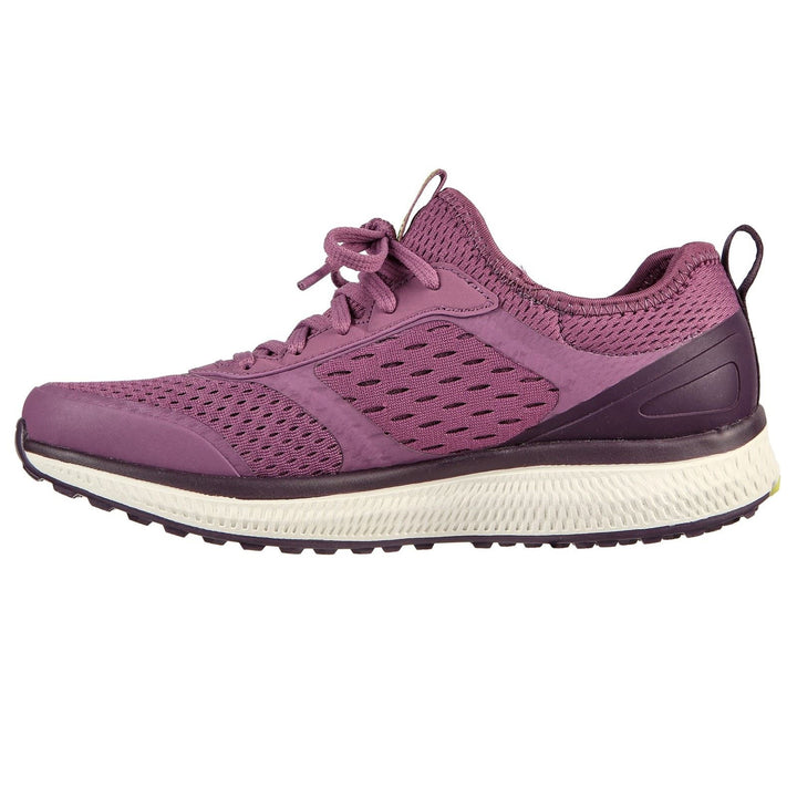 Women's Wide Fit Skechers 128276  Go Run Consistent Vivid Trainers in Mauve - Image 1