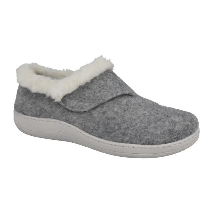 Women's Wide Fit DB Talala Slippers in Navy Felt - Image 6