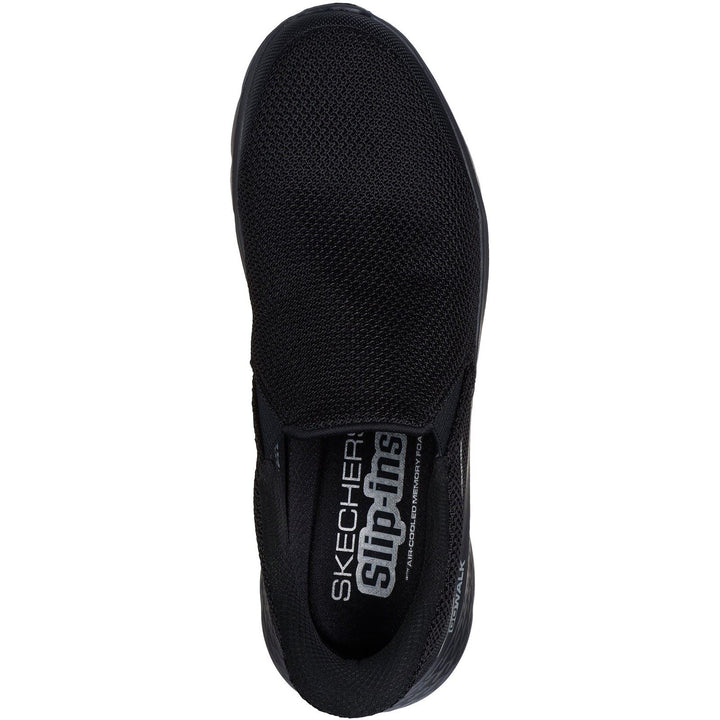 Men's Wide Fit Skechers 216333 Slip-ins Go Walk Flex Ojai Trainers in Black - Image 1