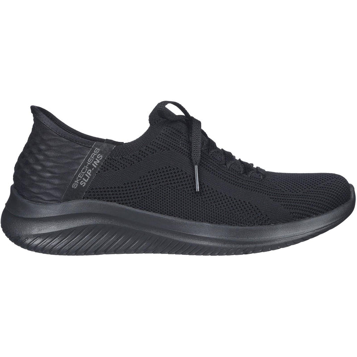 Women's Wide Fit Skechers Slip-ins 149710 Ultra Flex 3.0 Brilliant Trainer in Black - Image 1