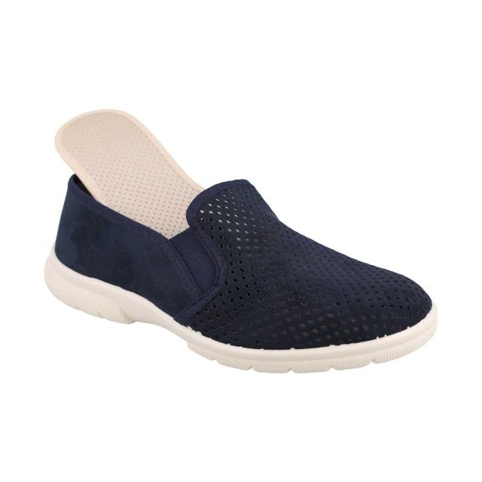 Men's Wide Fit DB Randolf Shoes in Navy - Image 5