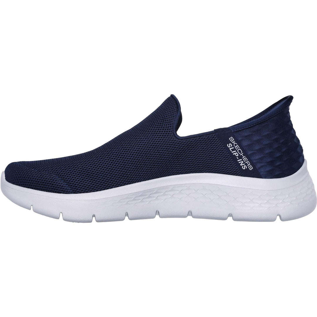 Men's Wide Fit Skechers 216491 Slip-ins Go Walk Flex Trainers in Black - Image 8