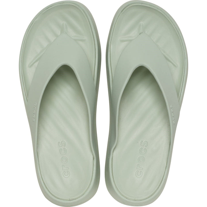 Women's Crocs 209410 Getaway Platform Flip Slippers in Black - Image 1