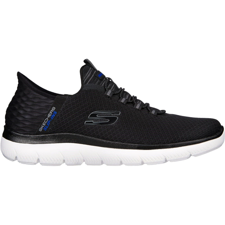 Men's Wide Fit Skechers 232457 Slip Ins Summits High Range Trainer in Black - Image 1