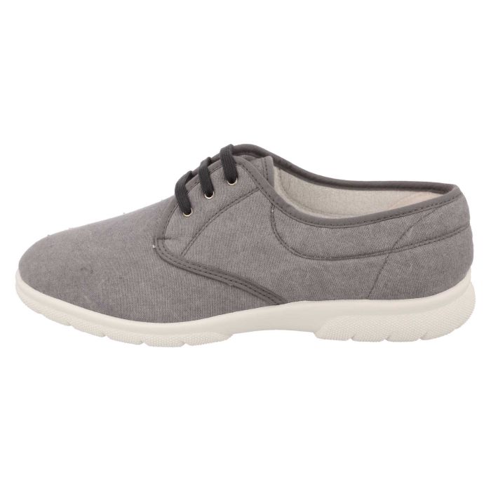Mens Extra Wide Fit DB Troon Canvas in Denim Blue - Image 1