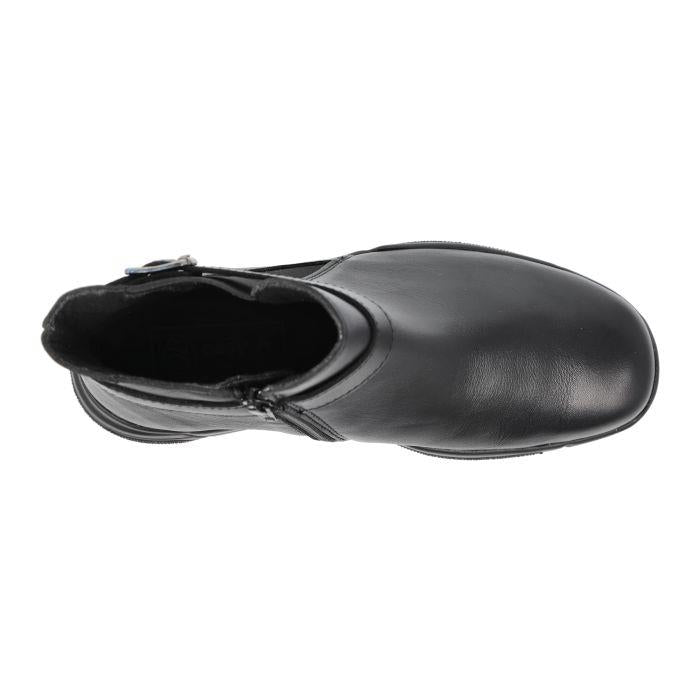 Women's Wide Fit DB Lakewood Boots in Black Leather - Image 1