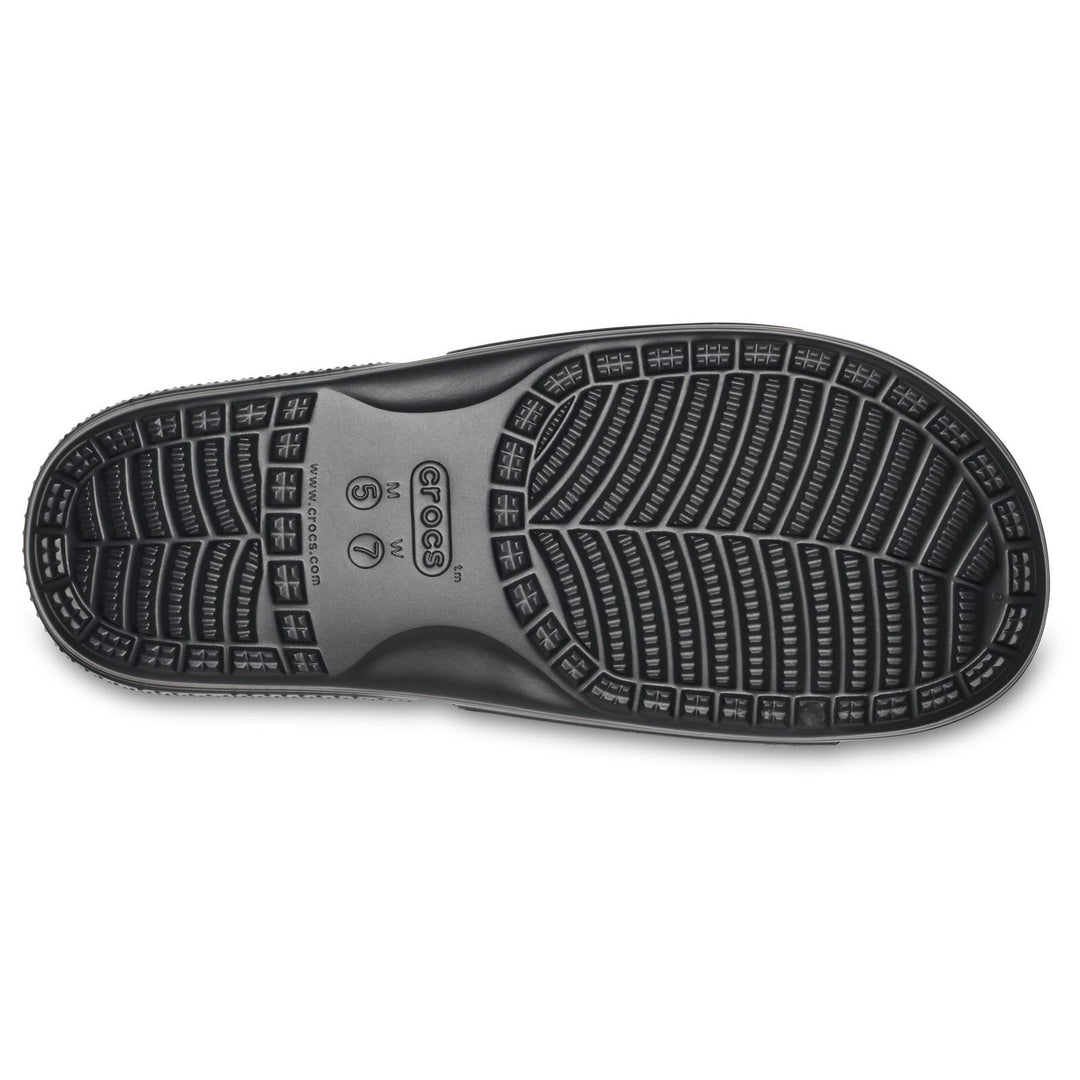 Women's Crocs 206121 Classic Slippers in Black - Image 8